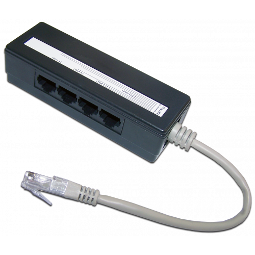 RJ-45 splitter 1 to 4